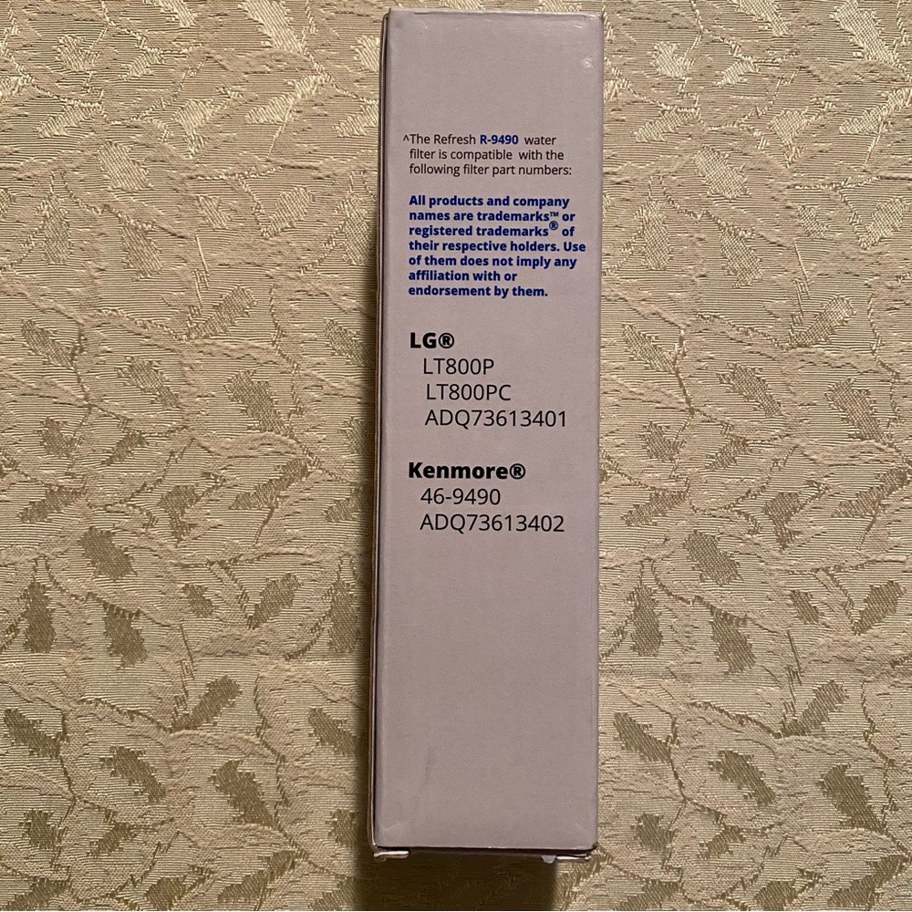 Refresh Refrigerator Water Filter Replacement Filter R-9490 - Picture 3 of 4